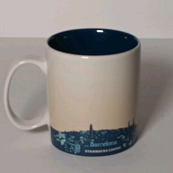 2013 Starbucks BARCELONA Mug Global Icon Collectors Series 16oz Cup You Are Here - Picture 3 of 8